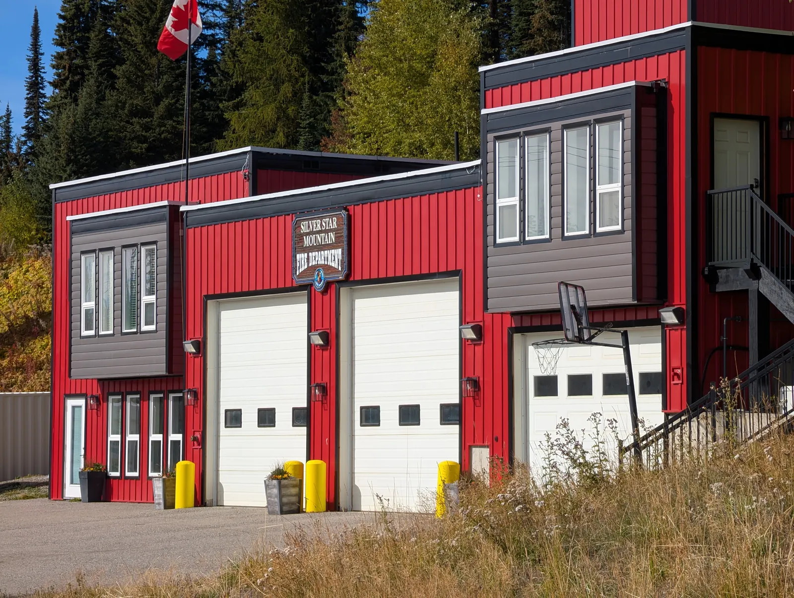 The fire hall at SilverStar
