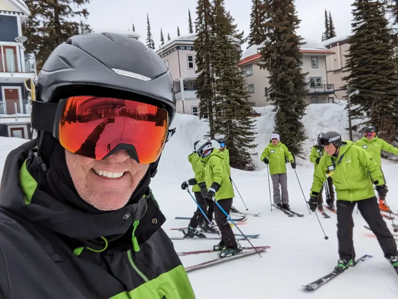 Mountain Host crew heading out at SilverStar