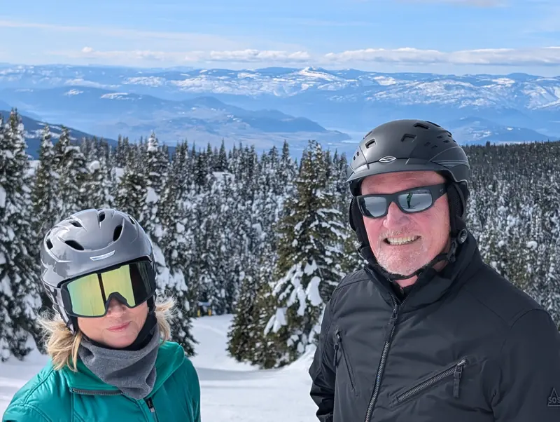 Guests above the valley at SilverStar