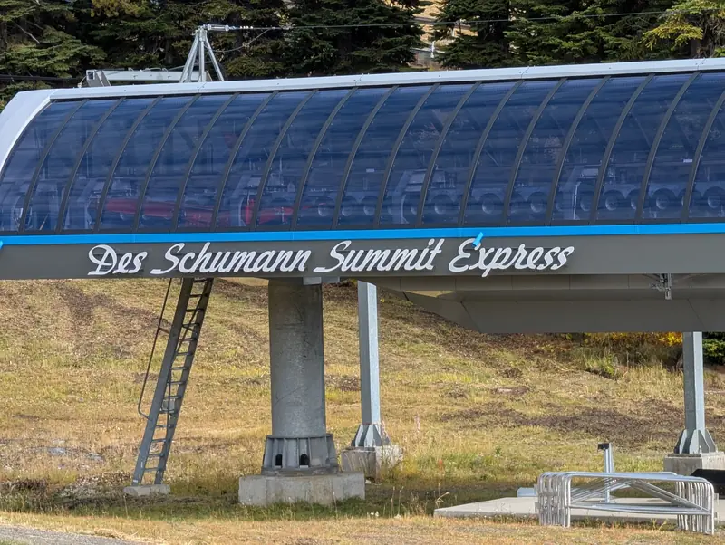 The Des Schumann Summit Express chairlift