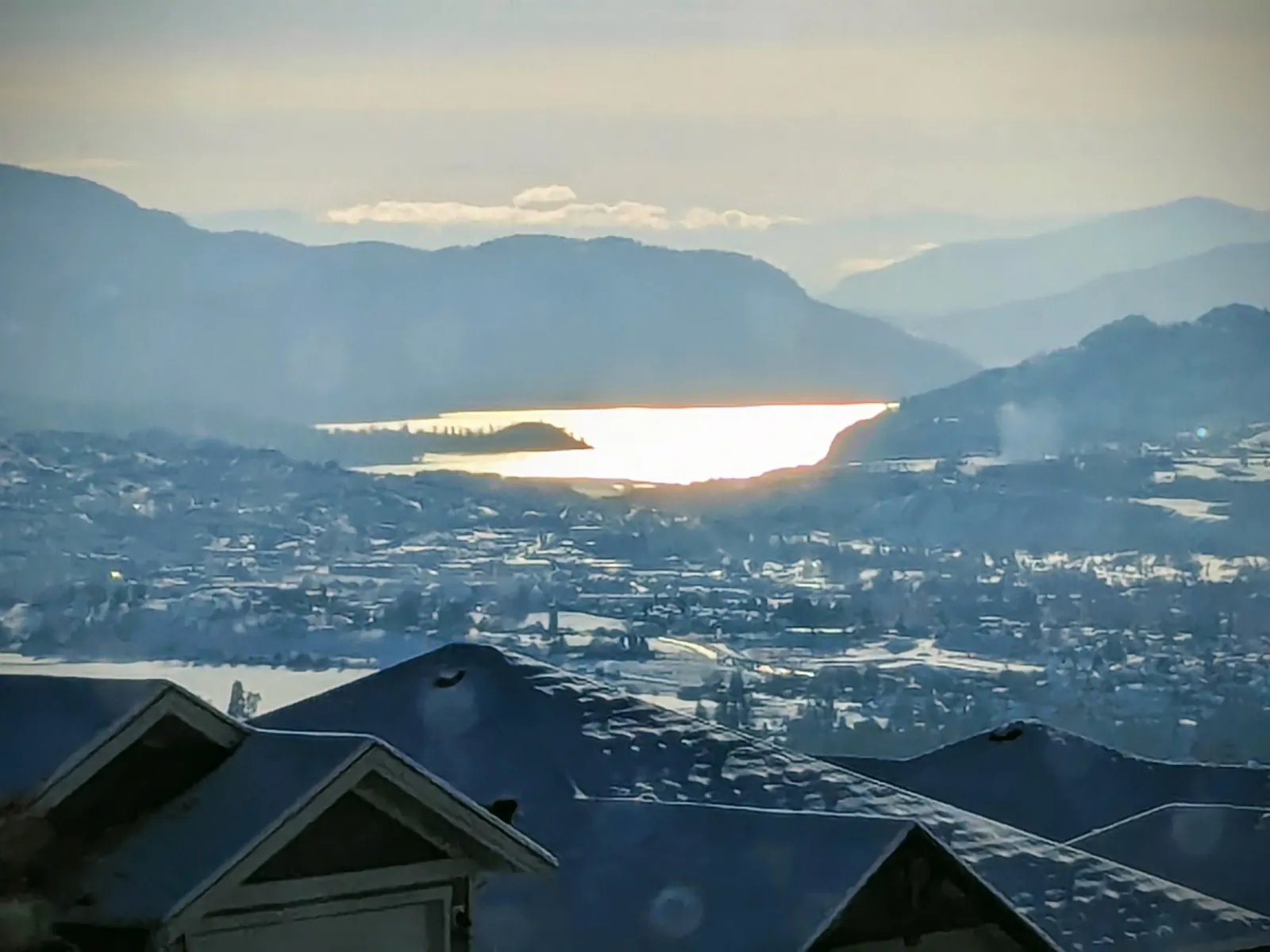 Looking down to the valley from SilverStar&rsquo;s mountain homes