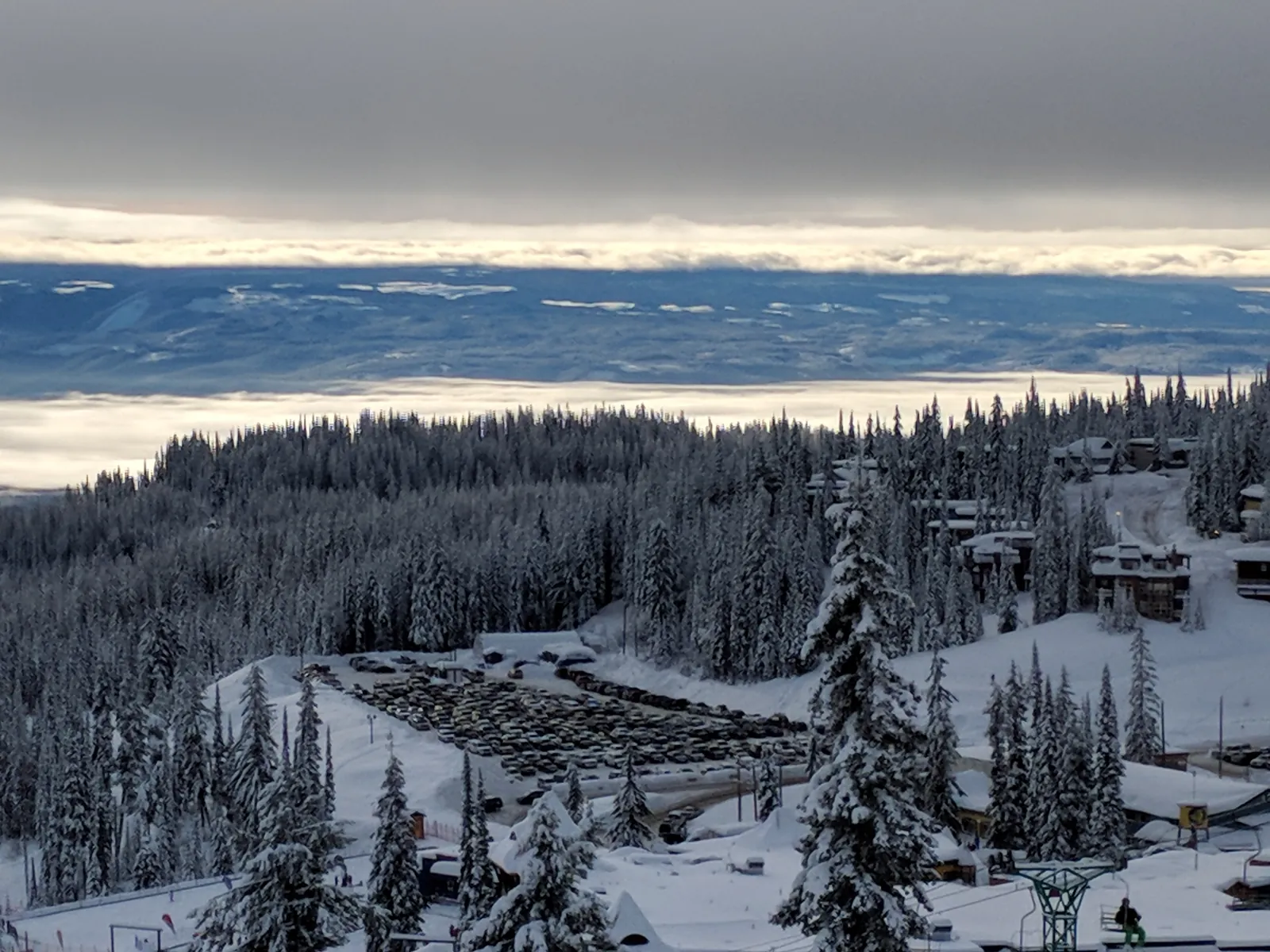SilverStar village from the slopes